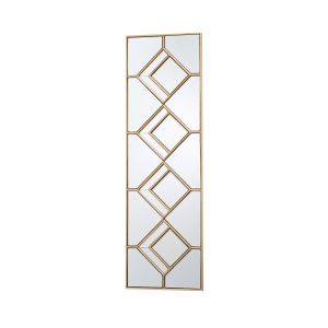 Kipton Rectangle Decorative Mirror With Gold Foil Detail