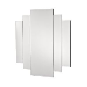 Odeon Rectangle Stepped Mirror 88 X 88CM