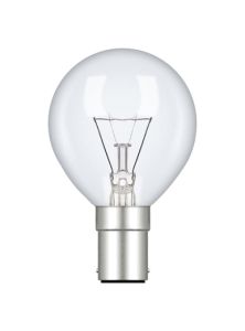 Golf Ball B15D Clear 60W Incandescent/T