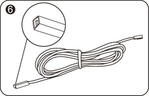 Axis Driver Connecting Cable Single Colour 2.5m