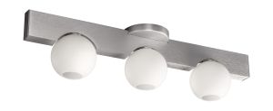 Bere Ceiling Lamp, 3 Light G9 Aluminium