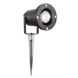 Outdoor & Porch (GU10 LED) - Black Directional Spike Light