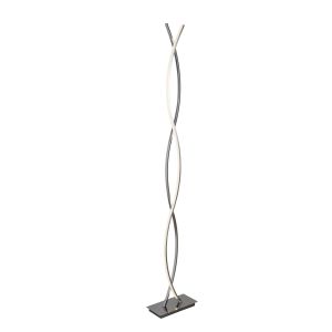 Platt - LED Wave Floor Lamp, Chrome