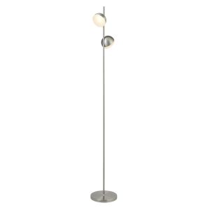 Tully 2 Light Satin Silver LED Floor Light