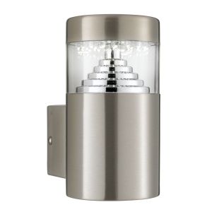 Brooklyn LED Outdoor Wall Light - Stainless Steel Backplate