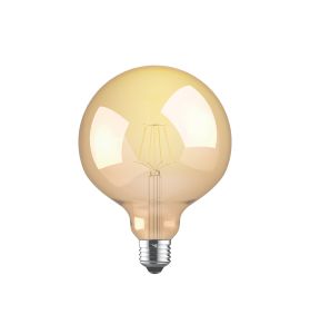 Value Vintage LED Globe 125mm E27 4W 2200K, 330lm, Gold Glass