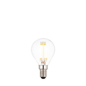 4W E14 Clear Dimmable LED Filament Golf Bulb, 2700K 380 Lumens