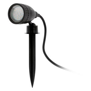 Nema 1, 1 Light Integrated LED Spike Outdoor IP44 Black and Plastic