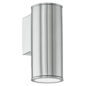 Riga 1 Light LED GU10 Outdoor IP44 Wall Light Stainless Steel