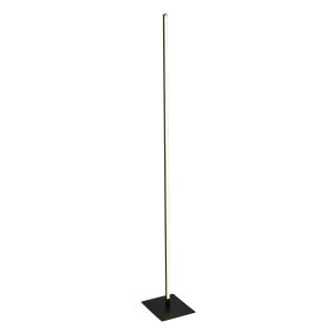1 Light LED Black Floor Lamp With Temperature Colour Changing