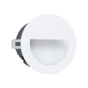 Aracena 1 Light LED Integrated Outdoor IP65 Recessed Light White With Plastic