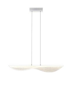 Bianca Pendant, 40W LED, 3000K, 2450lm, White, Acrylic, 3yrs Warranty