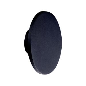 Bora Bora Wall Light 27cm Round 16W LED 3000K, 1350lm, Matt Black, 3yrs Warranty