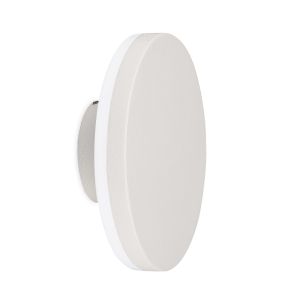 Bora Round Wall Lamp, 9.6W LED, 3000K, 720lm, IP54, White, 3yrs Warranty