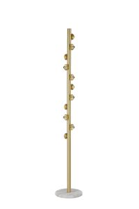 Cisko Floor Lamp Frame Only, 11 x G9, Satin Gold