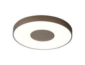 Coin Round Ceiling 100W LED With Remote Control 2700K-5000K, 6000lm, Sand Brown, 3yrs Warranty