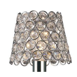 Clip On Crystal Ring Shade Polished Chrome