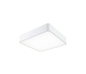 Cumbuco Flush 60cm Square, 4800lm, 80W LED 4000K White/Acrylic, 3yrs Warranty