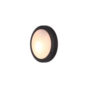 Daru Plain Bulkhead Wall Lamp, 1 Light E27, Anthracite, IP54