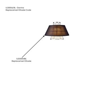 Davina Shade for Wall Lamp Black