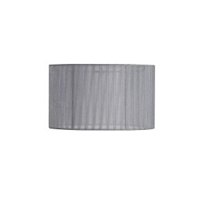 Freida Organza Table Lamp Shade Grey For IL31749/59, 300mmx180mm