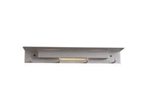 Fuerteventura Wall Lamp Coat Rack, 9W LED, 3000K, 600lm, Matt White, 3yrs Warranty