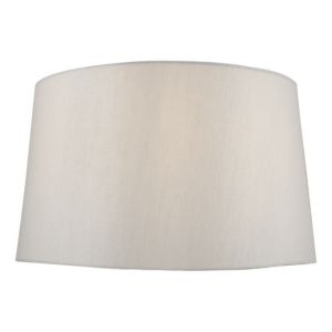 Griffith E27 Grey Faux Tapered 30cm Drum Shade (Shade Only)