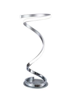 Helix Table Lamp 52cm, 20W LED, 3000K, 1600lm, Polished Chrome, 3yrs Warranty