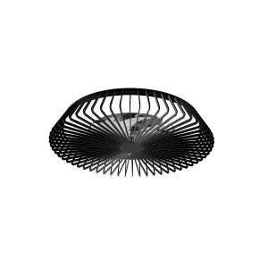 Himalaya 70W LED Dimmable Ceiling Light With Built-In 35W DC Reversible Fan, Remote, APP & Alexa/Google Voice Control, 4900lm, Black, 5yrs Warranty