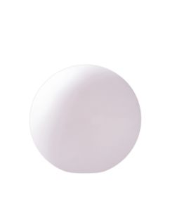 Huevo Ball Table Lamp 1 Light E27 Small Outdoor IP65, Opal White