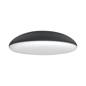 Kazz Ceiling 50cm Round, 6 x E27 (Max 20W LED), Black