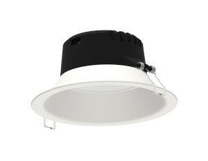 Medano Downlight 17.3cm Round, 12W, 3000K, 1100lm, White, Cutout 150mm, Cut Out: 150mm, Driver Included, 3yrs Warranty
