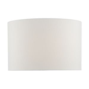 Osuna E27 Ivory Linen 34cm Drum Shade (Shade Only)
