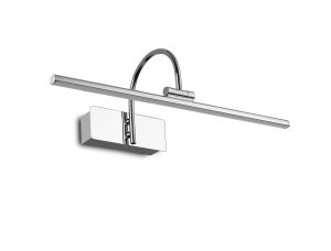 Paracuru Wall Lamp/Picture Light, 8W, 3000K, 619lm, Polished Chrome, 3yrs Warranty