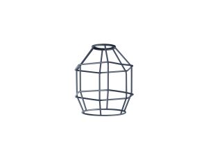 Prema Hexagon 14cm Wire Cage Shade, Cool Grey