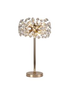 Riptor Table Lamp 6 Light G9 French Gold/Crystal