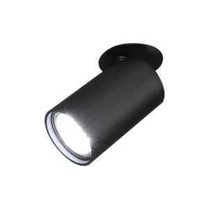 Sal 1 Light Recessed Spotlight GU10, Matt Black