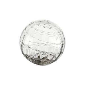 Salas 150mm Round Textured Melting Glass Shade (L), Clear