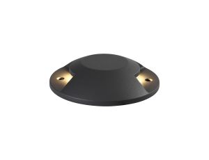 Talisbon Above Ground (NO DIGGING REQUIRED) Driveover 2 Light, 2 x 6W LED, 3000K, 236lm, IP67, IK10, Anthracite, 3yrs Warranty