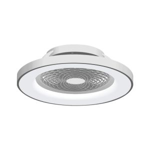 Tibet 70W LED Dimmable Ceiling Light With 35W DC Reversible Fan,Remote, APP & Alexa/Google Voice, 3900lm, Silver, 5yrs Warranty