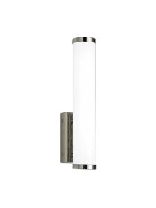 Tolmer Wall Lamp Small, 1 x 9W LED, 4000K, 621lm, IP44, Polished Chrome, 3yrs Warranty