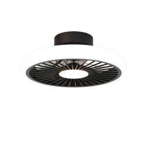 Turbo 55W LED Dimmable Ceiling Light With Built-In 30W DC Reversible Fan, Black, 4100lm, 5yrs Warranty