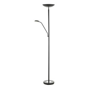 Victor 2 Light 25W LED Integrated Matt Black Mother & Child Floor Lamp