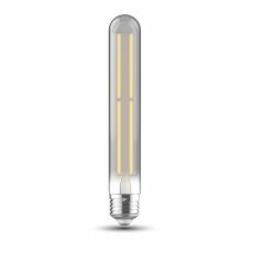 Classic Deco LED 185mm Tubular Line, E27 Dimmable 4W 4000K Natural White, 300lm, Smoke Glass, 3yrs Warranty
