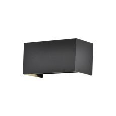 Davos Rectangle Wall Lamp, 4 x 6W LED, 4000K, 2200lm, IP54, Sand Black, 3yrs Warranty