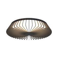 Himalaya 63cm Round Ceiling (Light Only), 80W LED, 2700-5000K Tuneable White, 3500lm, Remote Control, Black, 3yrs Warranty