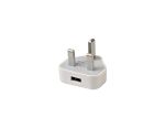 Additions USB White Plugtop 5V, 1A Output