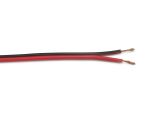 Cavo 1m 2 Core Figure 8 0.5mm Black/Red Cable Suitable For Wiring LED Items (qty ordered will be supplied as one continuous length)