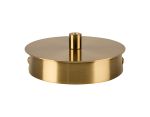 Dreifa Ceiling Box Brass Gold, c/w Cable Grip, Earth Wire & 3 Pole Terminal Block
