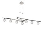 Ice Rectangular Telescopic 8 Light G9 ECO, Polished Chrome